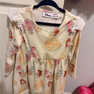 Disney Belle Cream and Pink Dress